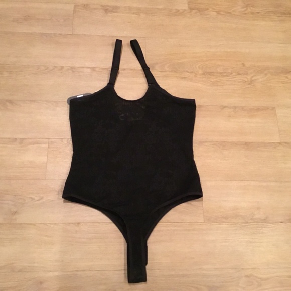 Women’s Open Bust Tummy Control Thong Bodysuit Compression Fajas Shapewear - Picture 9 of 10